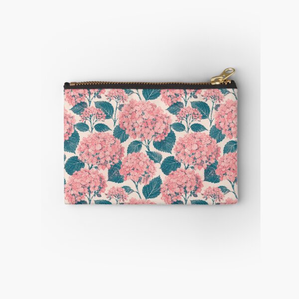 Item preview, Hydrangea Risograph Two Color Print Seamless Pattern designed and sold by Inkworksbyshery.