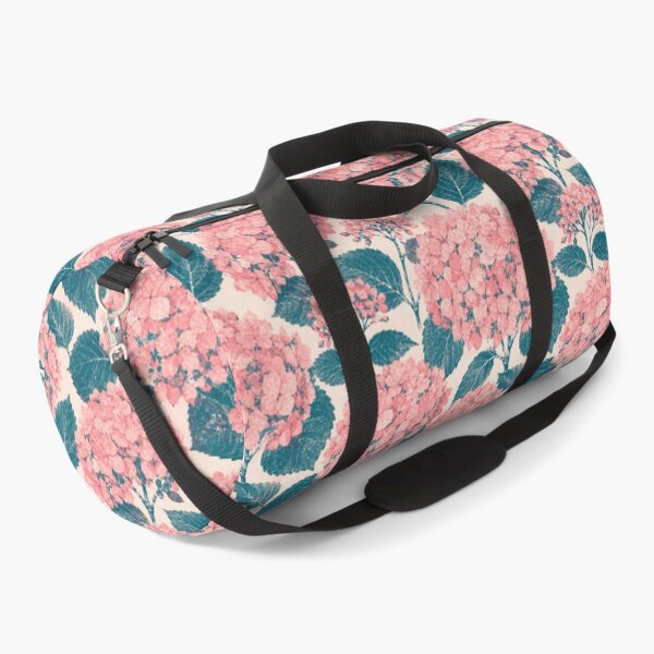 Item preview, Hydrangea Risograph Two Color Print Seamless Pattern designed and sold by Inkworksbyshery.