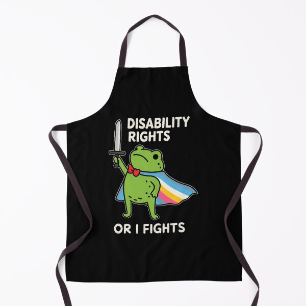 Item preview, Disability Rights or I Fights, Funny Frog Meme, Autism Awareness, Neurodiversity Pride Support designed and sold by RafaelScherer.