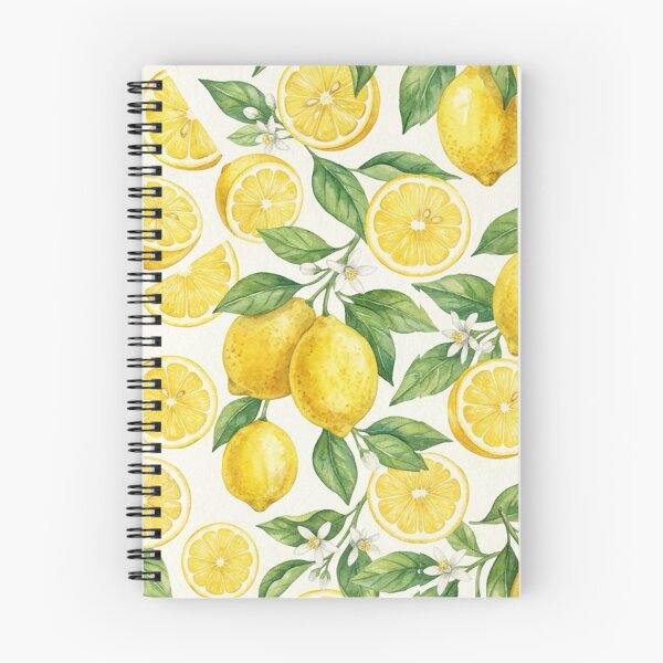 Item preview, Watercolor Lemon Pattern | Seamless Citrus Fruit Botanical Summer Print with Lemon Slices designed and sold by Shivi-designs.