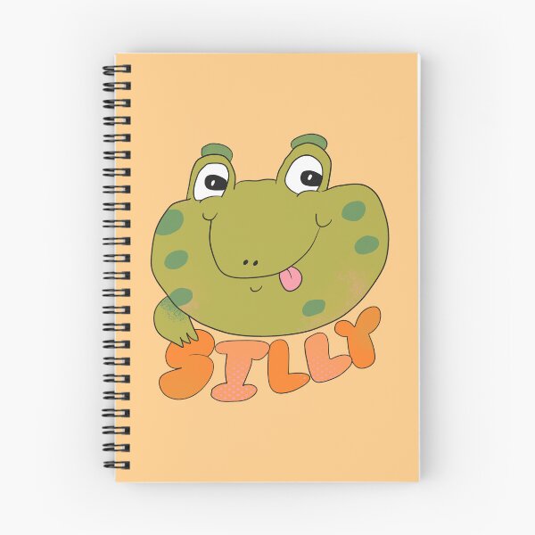 Item preview, Silly Frog (Orange) designed and sold by yellowflowerhut.