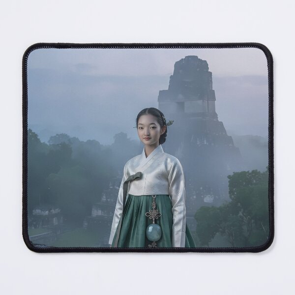 Item preview, Mist of Tikal: Ethereal Hanbok in the Mayan Jungle designed and sold by SOOstudio73.