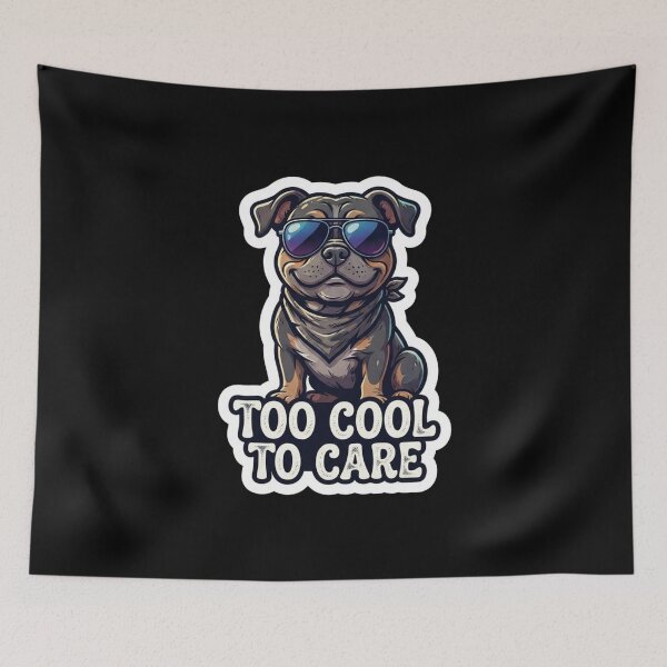 Item preview, Cool Bulldog Wearing Sunglasses Too Cool designed and sold by Owcomm.