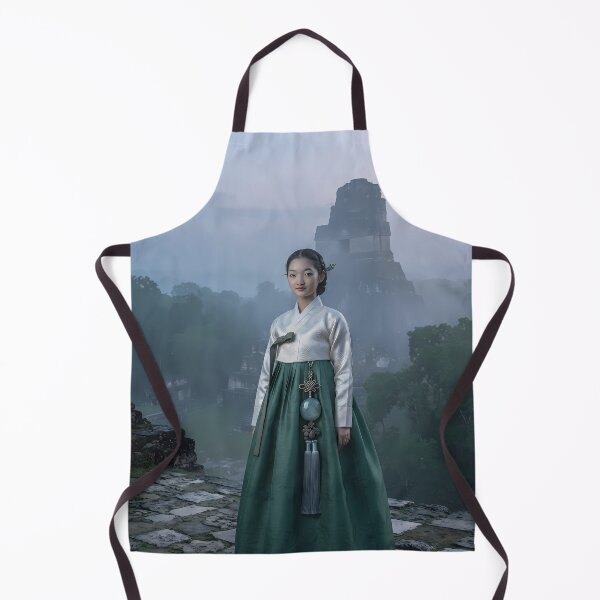 Item preview, Mist of Tikal: Ethereal Hanbok in the Mayan Jungle designed and sold by SOOstudio73.