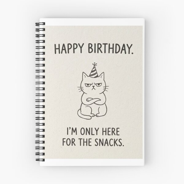 Item preview, Happy birthday  funny prank meme gift weird cat sarcastic satire cats kitten designed and sold by CheeseBlueprint.
