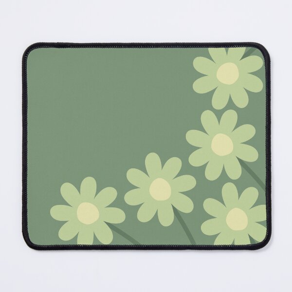 Item preview, Muted minimalist abstract floral illustration on dusty sage green backgroud designed and sold by 722u.
