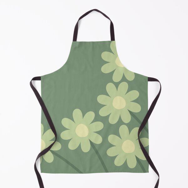 Item preview, Muted minimalist abstract floral illustration on dusty sage green backgroud designed and sold by 722u.