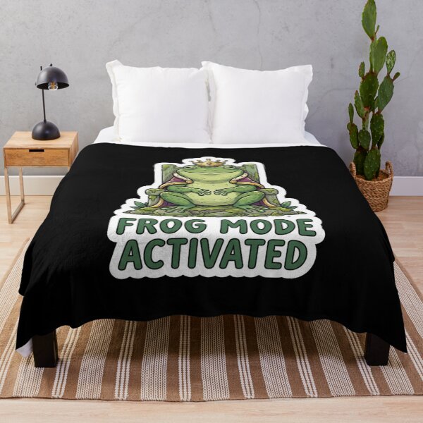 Item preview, Frog King Sitting on Royal Throne designed and sold by Owcomm.