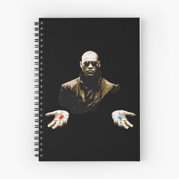 Item preview, Matrix Morpheus Red Or Blue Pill Vintage 90s Meme designed and sold by VincentGoodLove.