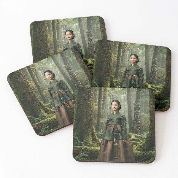 Item preview, Forest Spirit: Elegance in Moss and Earth designed and sold by SOOstudio73.