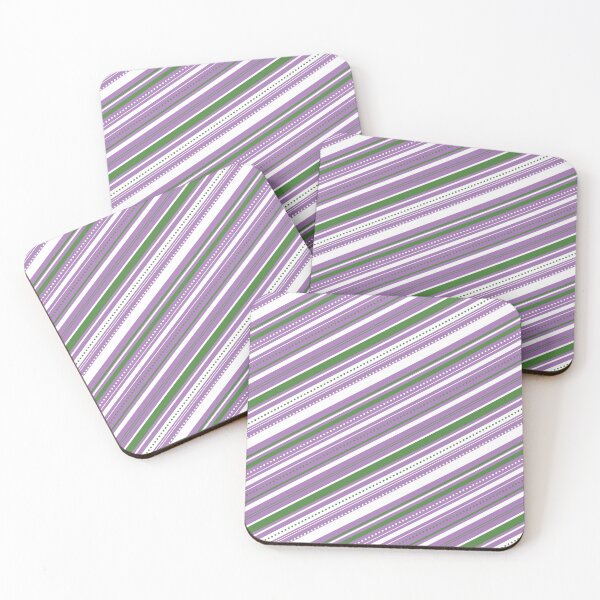 Item preview, Subtle Genderqueer Pride Colors Diagonal Stripes designed and sold by humnoo.