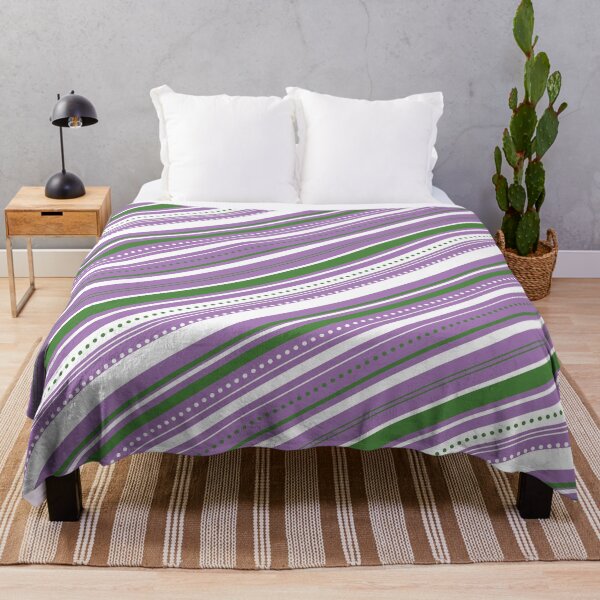 Item preview, Subtle Genderqueer Pride Colors Diagonal Stripes designed and sold by humnoo.