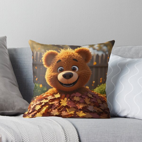 Item preview, Peekaboo Teddy Bear Autumn Art designed and sold by Small-Cute-Bear.