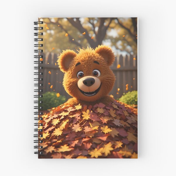 Item preview, Peekaboo Teddy Bear Autumn Art designed and sold by Small-Cute-Bear.