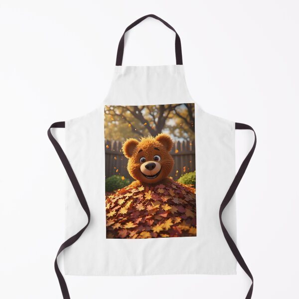 Item preview, Peekaboo Teddy Bear Autumn Art designed and sold by Small-Cute-Bear.