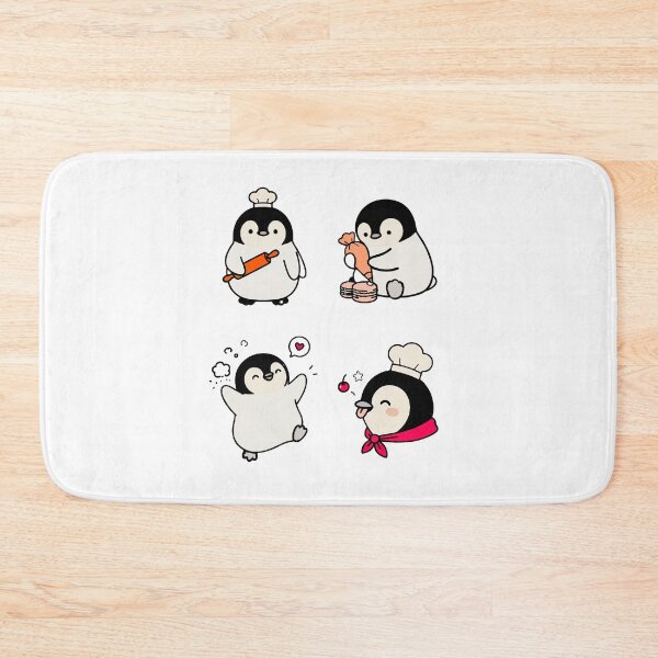 Item preview, ​Penguin Pastry Chef  - 4 poses designed and sold by SatyaYug.