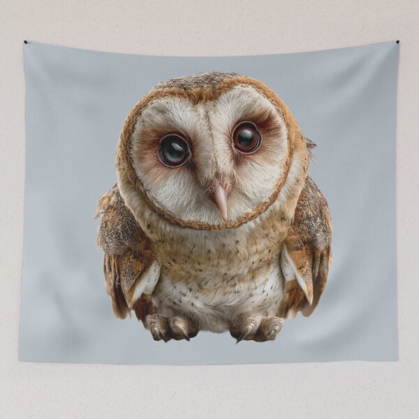 Item preview, Baby Barn Owl – Cute Woodland Sticker 3 designed and sold by The Digital Compass.