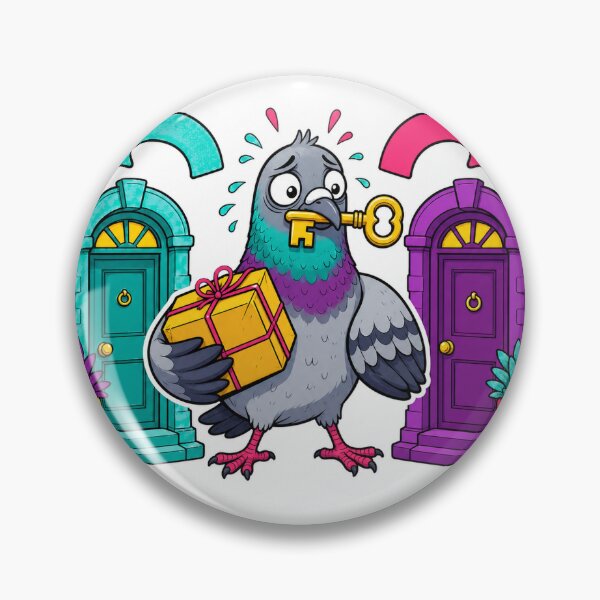 Item preview, Pigeon Parcel Mix-Up Sticker designed and sold by AzottoShop.