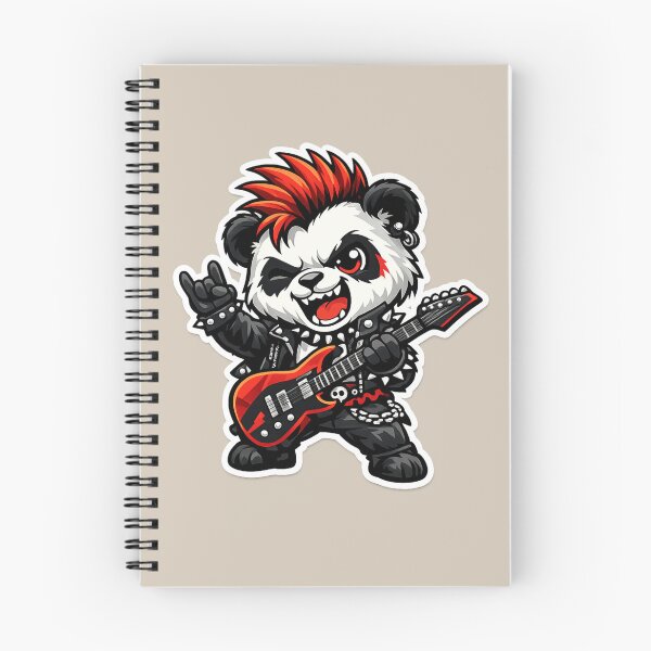 Item preview, Punk Panda Shred On designed and sold by Safe Haven Pets.