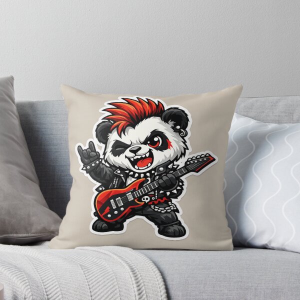 Item preview, Punk Panda Shred On designed and sold by Safe Haven Pets.
