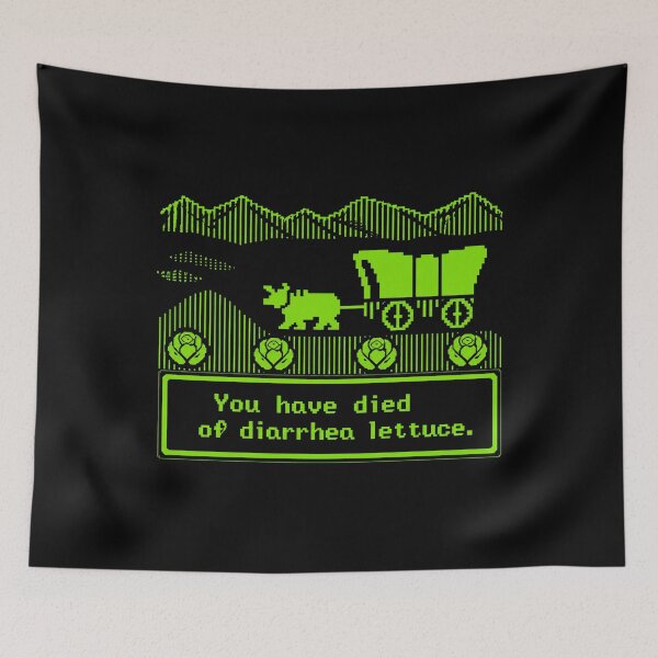 Item preview, Oregon Trail, You Have Died of Diarrhea Lettuce, Gardening designed and sold by RafaelScherer.