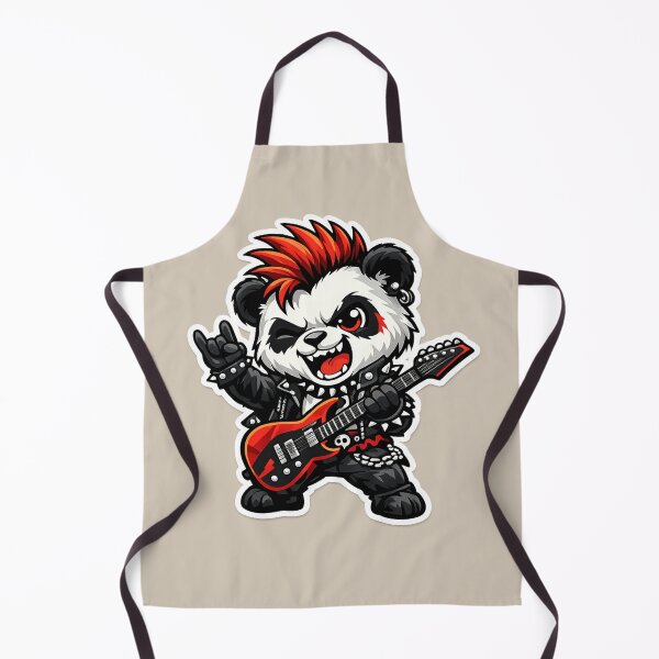 Item preview, Punk Panda Shred On designed and sold by Safe Haven Pets.
