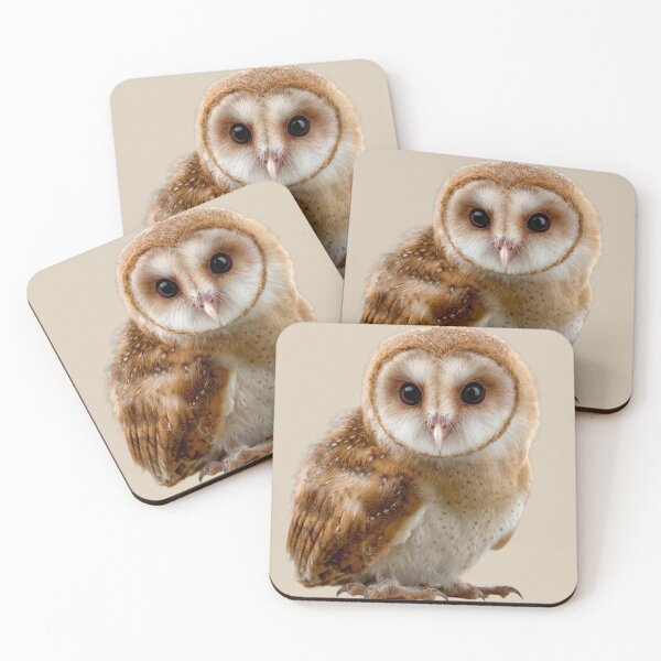 Item preview, Baby Barn Owl – Cute Woodland Sticker 2 designed and sold by The Digital Compass.