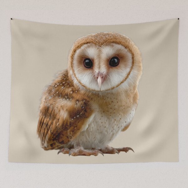 Item preview, Baby Barn Owl – Cute Woodland Sticker 2 designed and sold by The Digital Compass.