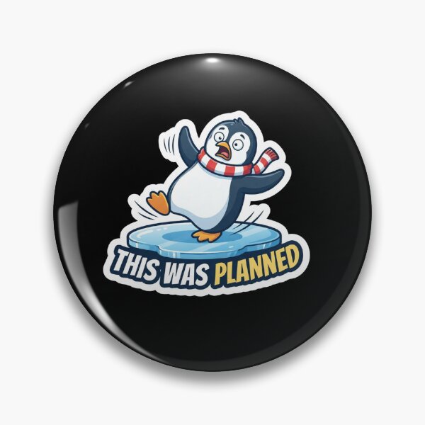 Item preview, Funny Penguin Slipping On Ice Illustration designed and sold by Owcomm.