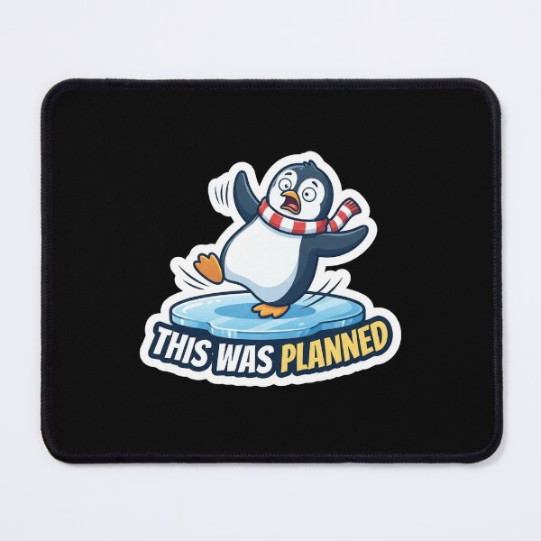 Item preview, Funny Penguin Slipping On Ice Illustration designed and sold by Owcomm.