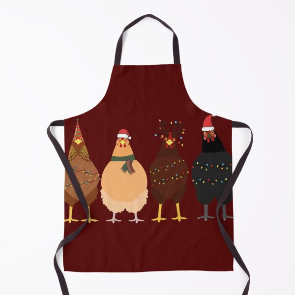 Item preview, сute christmas chickens Christmas Farm designed and sold by MarjorieJara.
