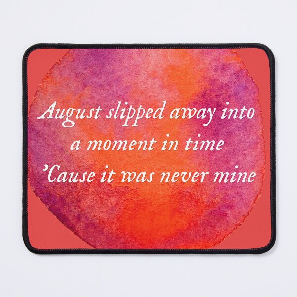 Item preview, August slipped away designed and sold by taylorvinyls.