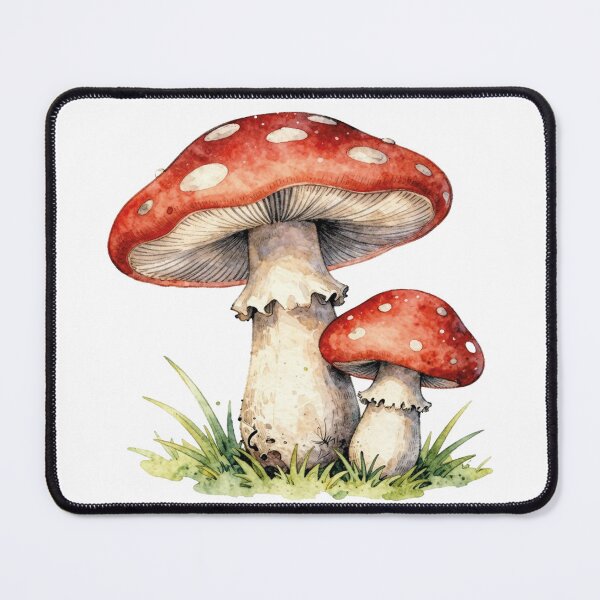 Item preview, red magical mashrooms designed and sold by WildArtIT.