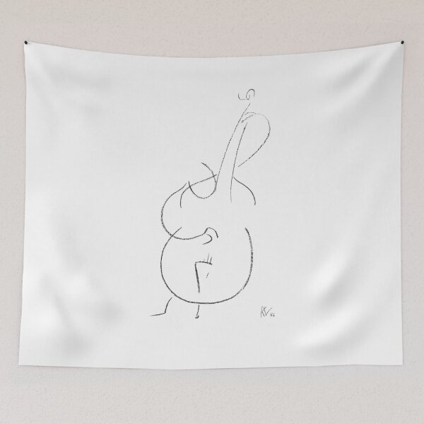 Item preview, An improvised impression of jazz bassist Gary Peacock designed and sold by Asterisk-a.