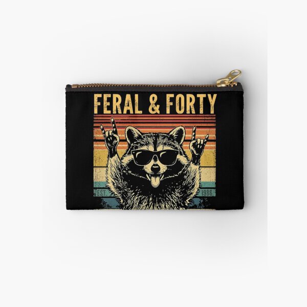 Item preview, Feral and Forty  Still Digging Through Life's Trash designed and sold by Gbriel3.
