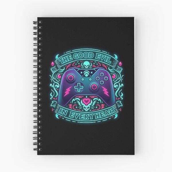 Item preview, Neon Gaming Controller Skull Heart designed and sold by Voodoo Store Paranormal Collections.