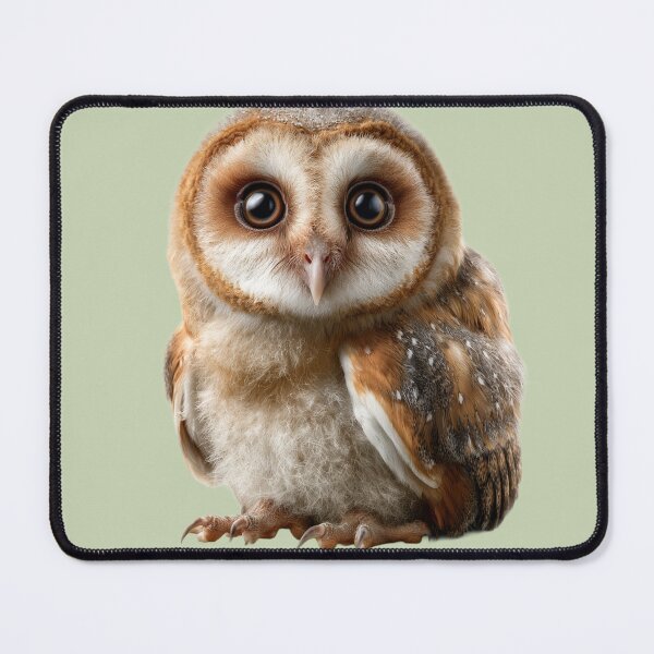Item preview, Baby Barn Owl – Cute Woodland Sticker 1 designed and sold by The Digital Compass.