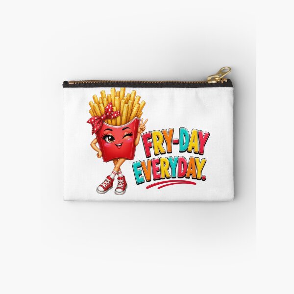 Item preview, Fry-Day Everyday Cute French Fries Cartoon Funny Fast Food Pun Kawaii Fries Character designed and sold by RoPrincess.