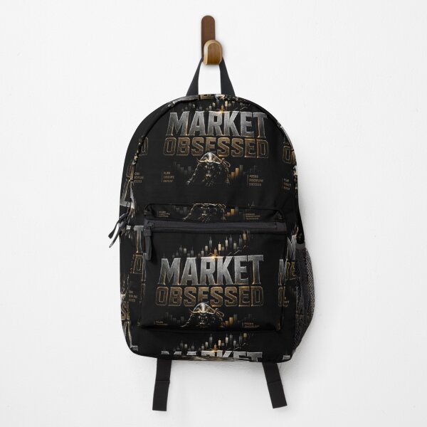 Item preview, Market Obsessed Trading Bull Typography | Forex Trader Gift | Stock Market Investor Design designed and sold by PipForgeStudio .