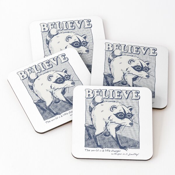 Item preview, JIMOTHY BELIEVE Seattle Raccoon Cryptid designed and sold by RafaelScherer.