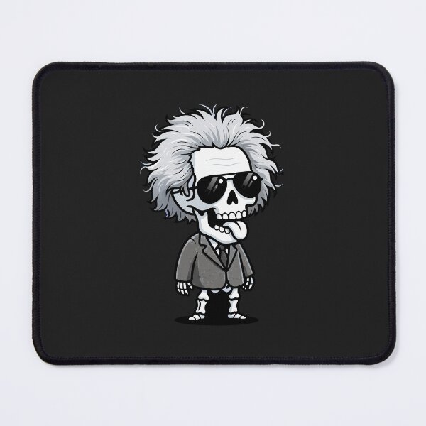 Item preview, Funny Skeleton Einstein Tongue Out Science Nerd Art designed and sold by Cipher & Soul.