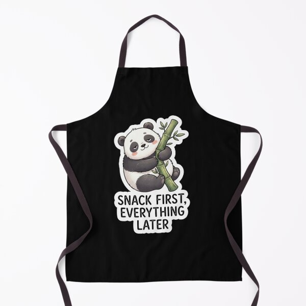 Item preview, Cute Sleepy Panda Snack First Motto designed and sold by Owcomm.