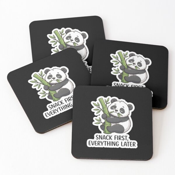 Item preview, Funny Cute Panda Eating Bamboo Quote designed and sold by Owcomm.