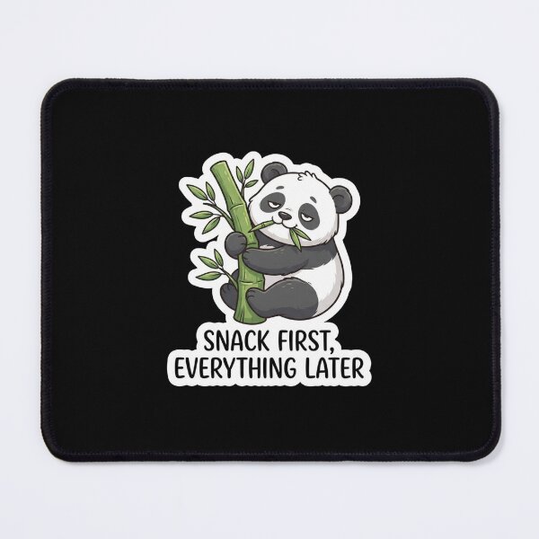 Item preview, Funny Cute Panda Eating Bamboo Quote designed and sold by Owcomm.