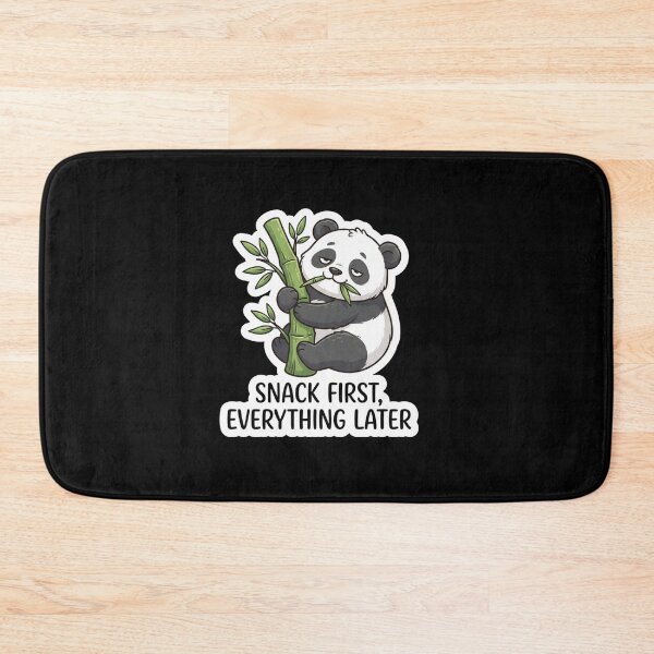 Item preview, Funny Cute Panda Eating Bamboo Quote designed and sold by Owcomm.