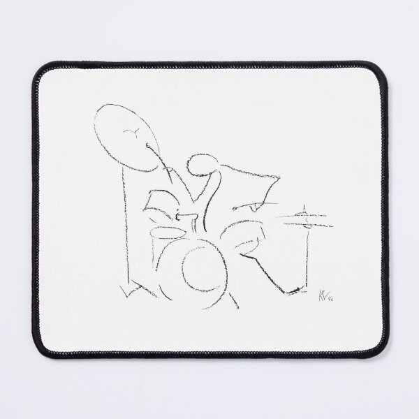 Item preview, An improvised impression of jazz drummer Jack DeJohnette designed and sold by Asterisk-a.