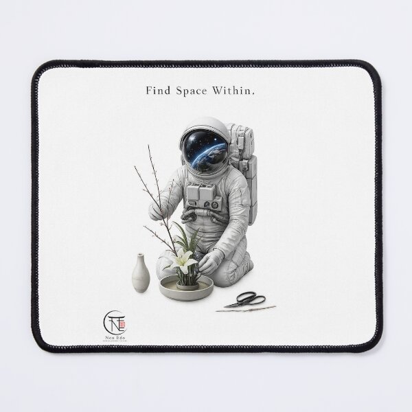 Item preview, Find Space Within | Astronaut Ikebana designed and sold by Neo Edo Studio.