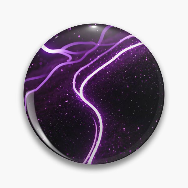 Item preview, Luxury Purple Neon Electric Waves - Cosmic Glitter Sand Art designed and sold by CuteSlothWorld.