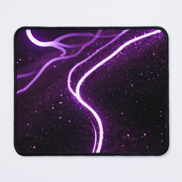 Item preview, Luxury Purple Neon Electric Waves - Cosmic Glitter Sand Art designed and sold by CuteSlothWorld.