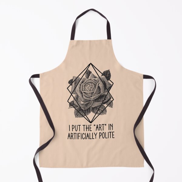 Item preview, I Put The Art In Artificially Polite - Sarcastic Geometric Rose designed and sold by the-Z3nith.